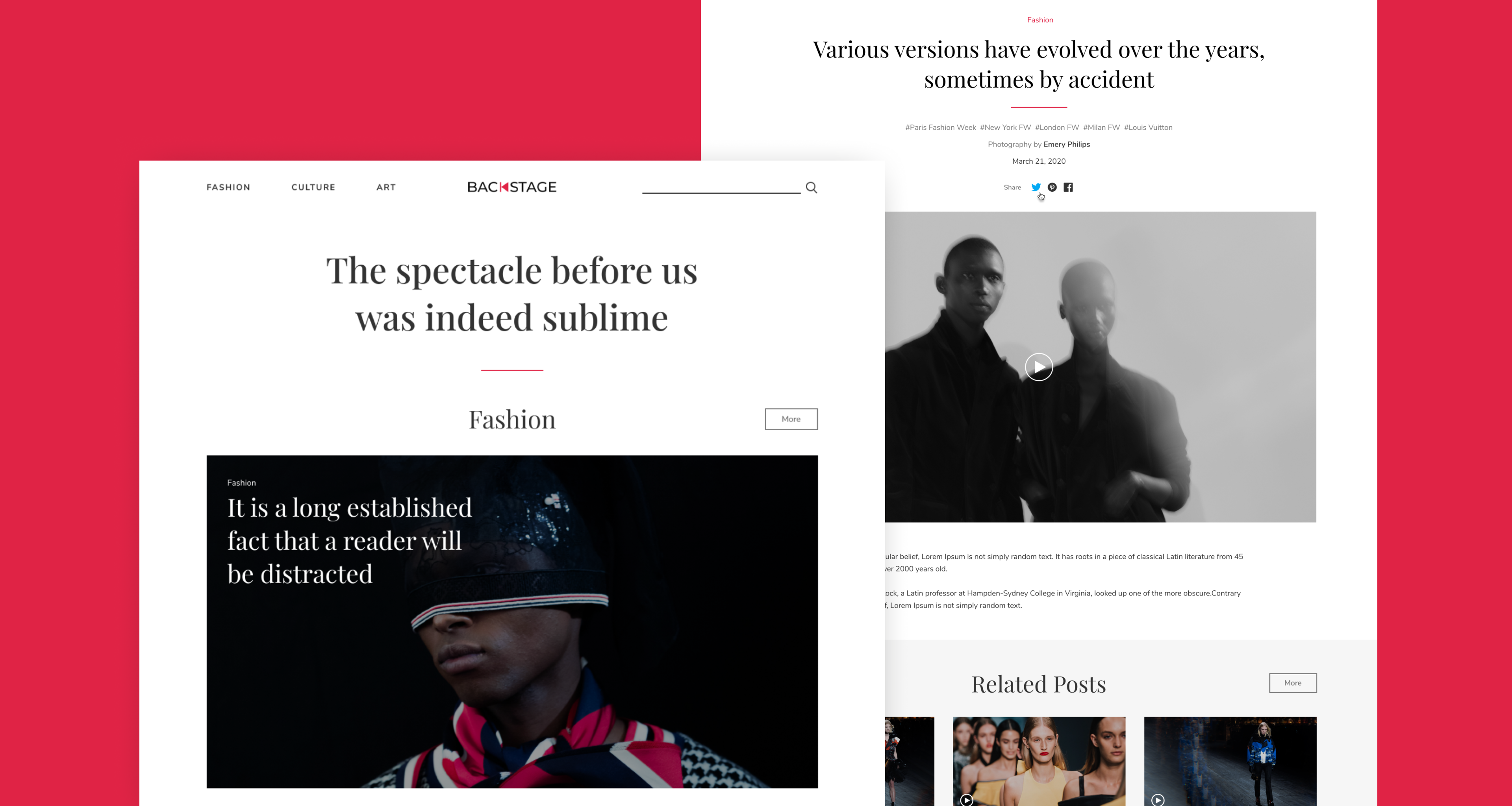 UseCase: Backstage – Fashion Website Development | Agente