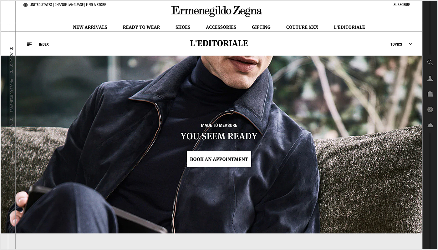 fashion website design