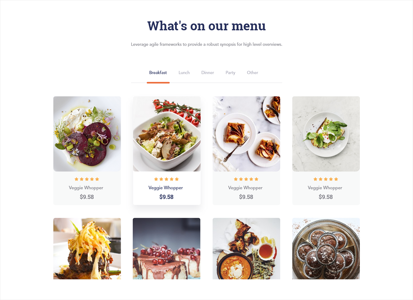 develop website for restaurant