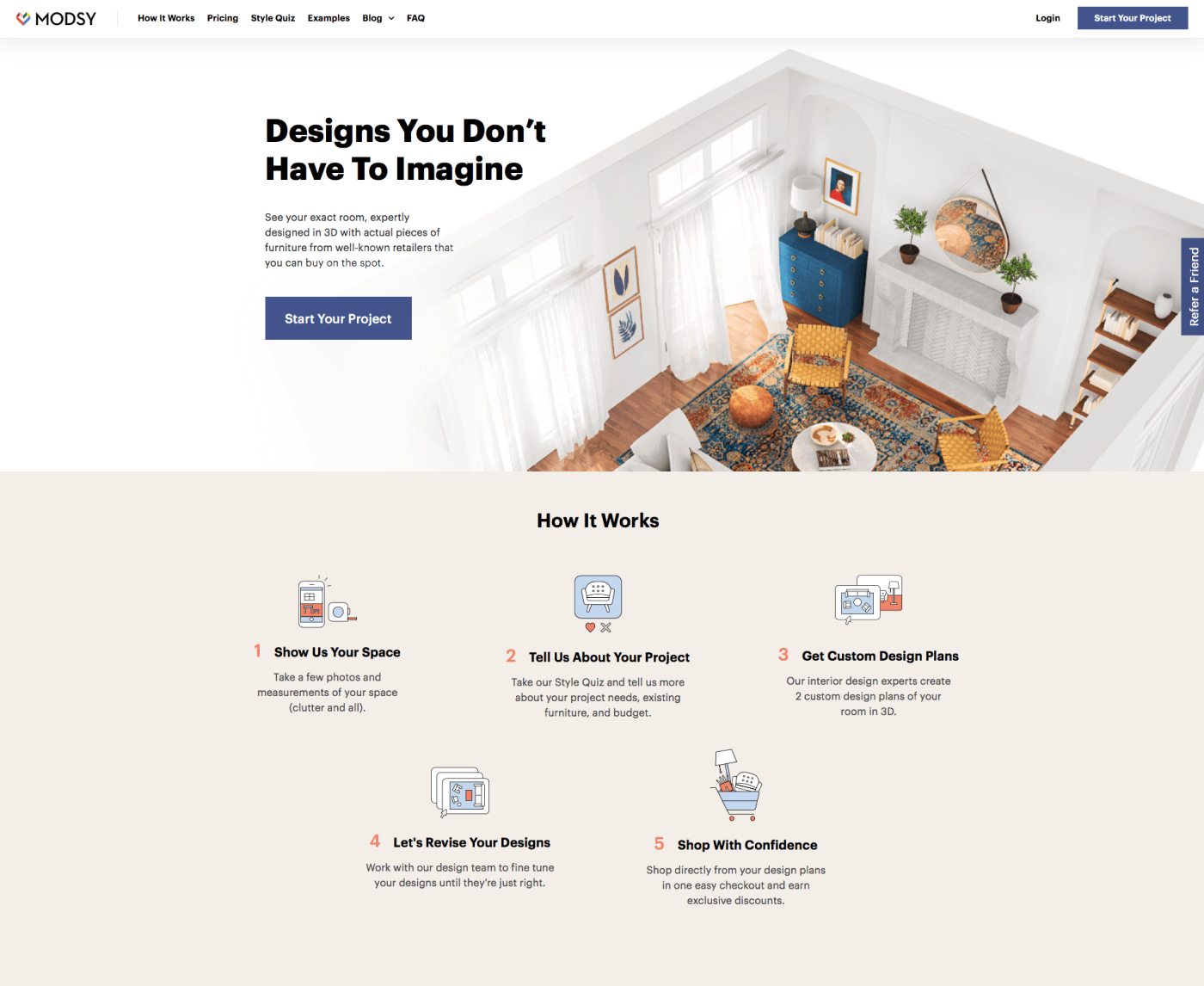 landing page design