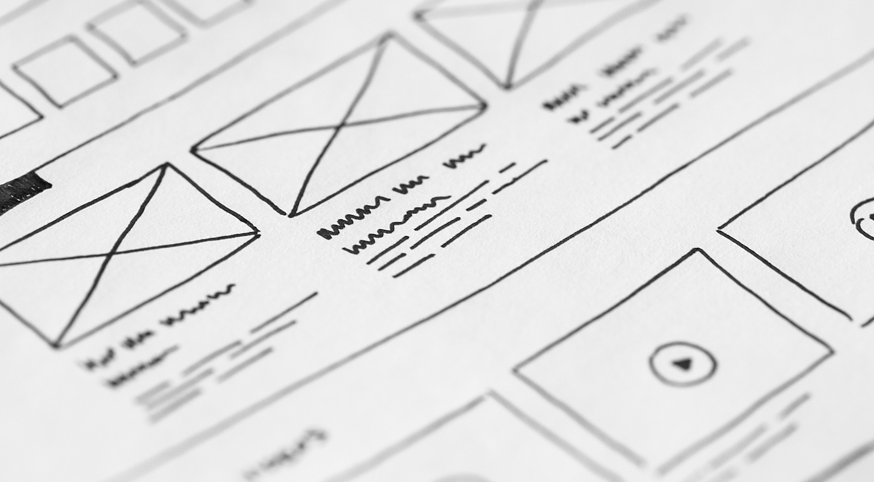 UX website design wireframe Sketch prototype framework layout future  design project UIUX  user interface user experience designer Creative  concept for web design studio Website development Stock Photo  Adobe Stock